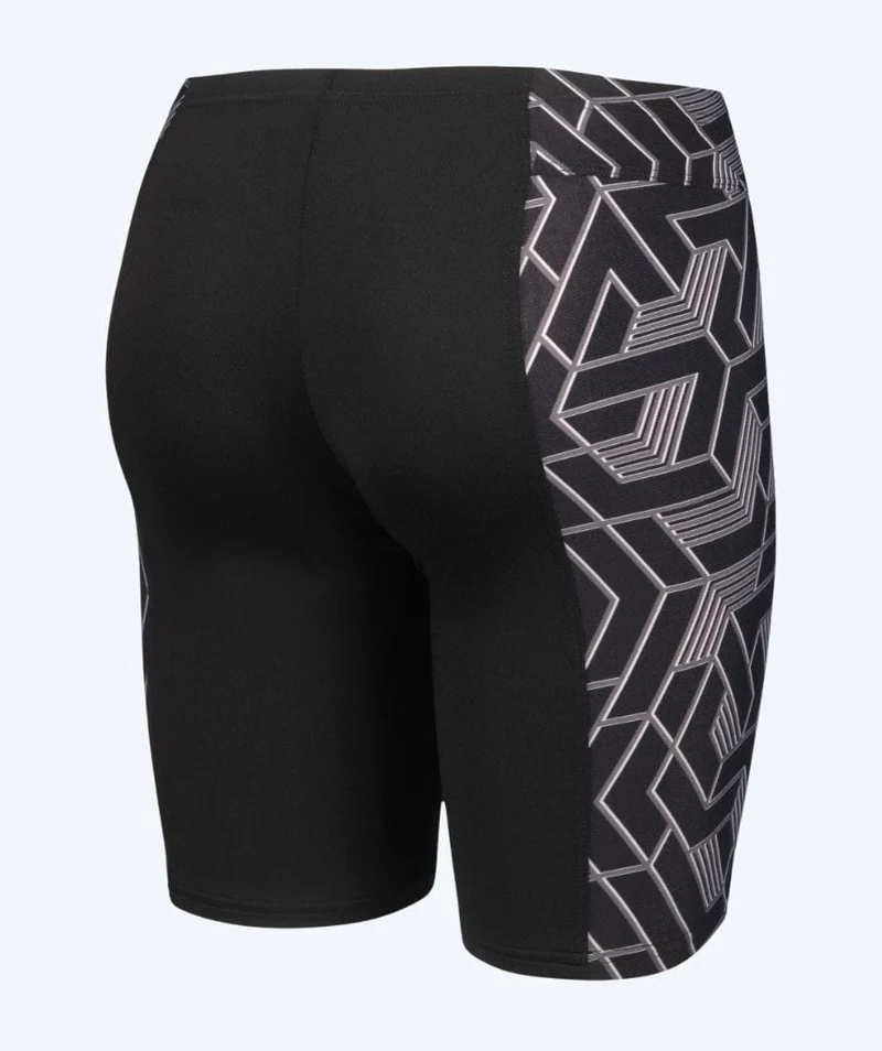 Arena lange Badehose für Jungen - Escape - Schwarz/Grau
