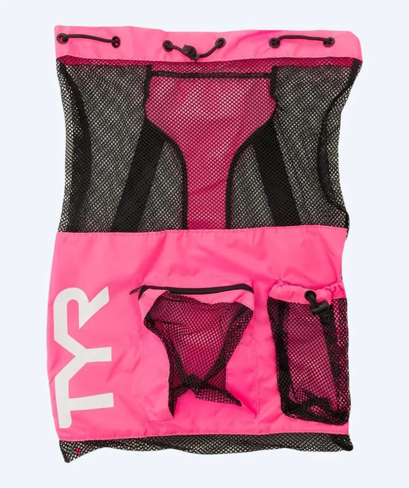 TYR Netzbeutel zum Schwimmen - Big Mesh Mummy 40L - Hellrosa