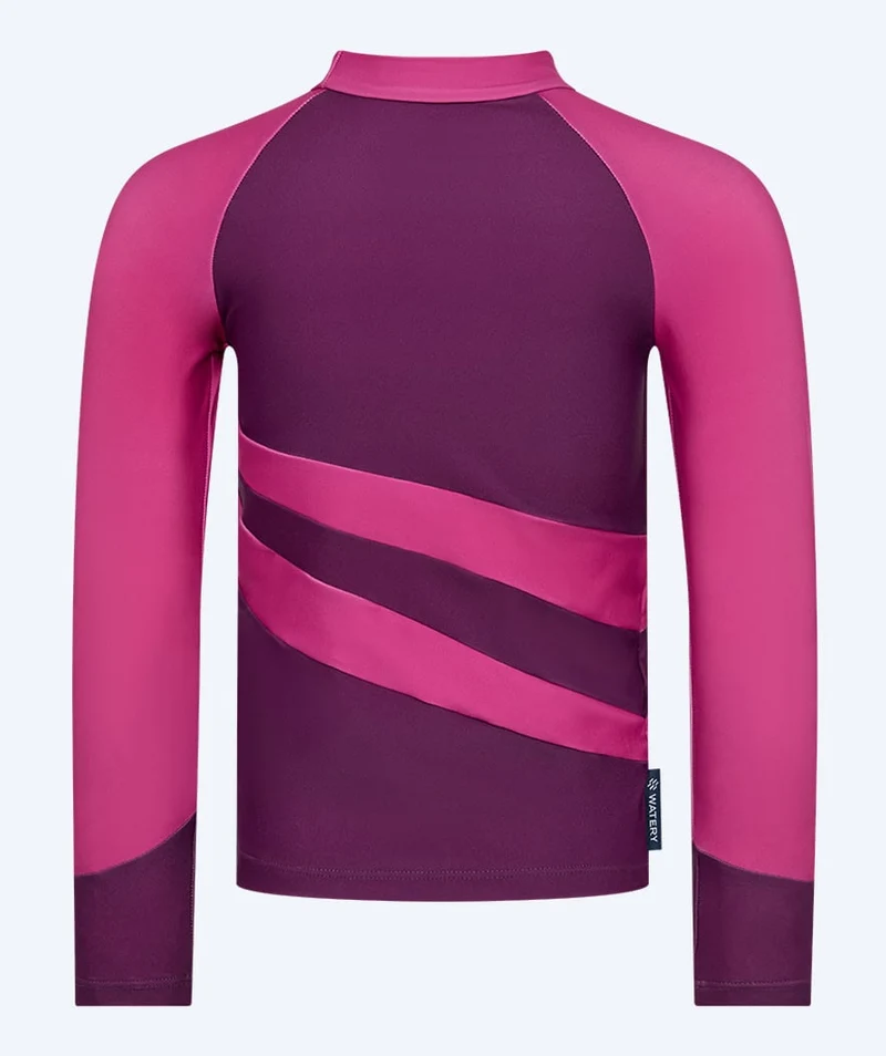 Watery UV Shirt für Kinder - Manami Langarm Rashguard - Lila