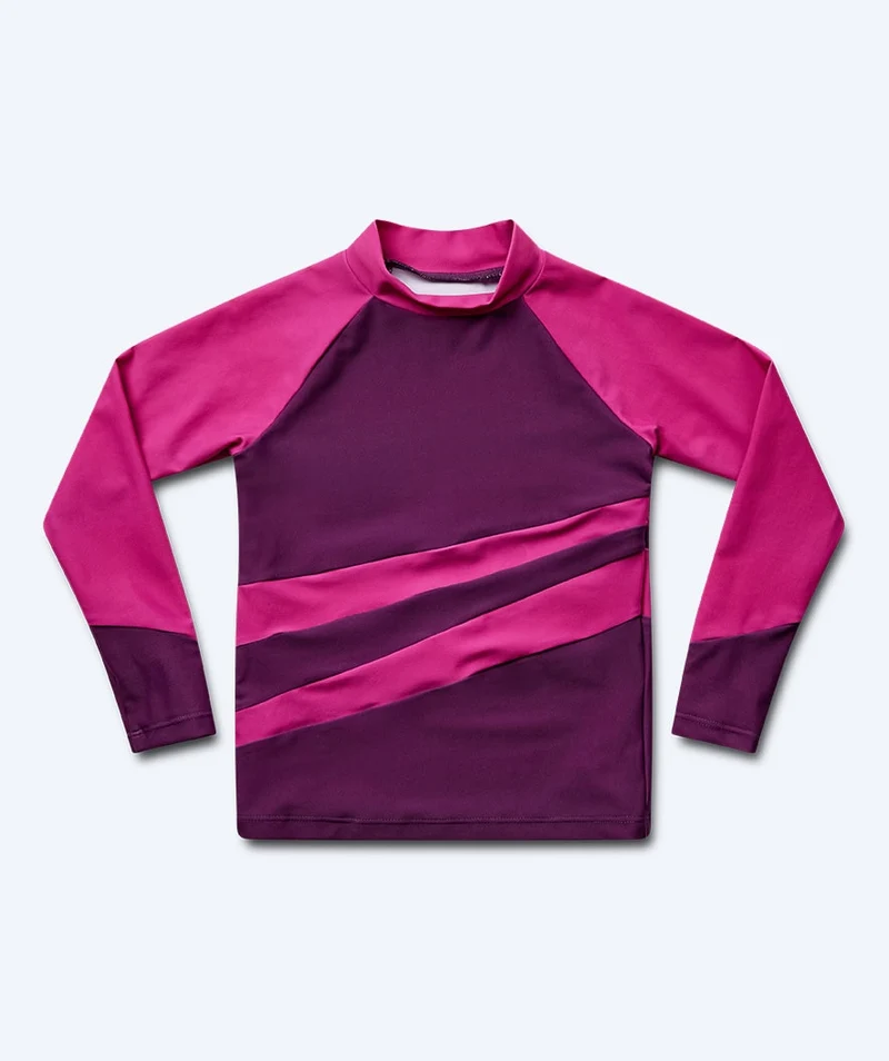 Watery UV Shirt für Kinder - Manami Langarm Rashguard - Lila