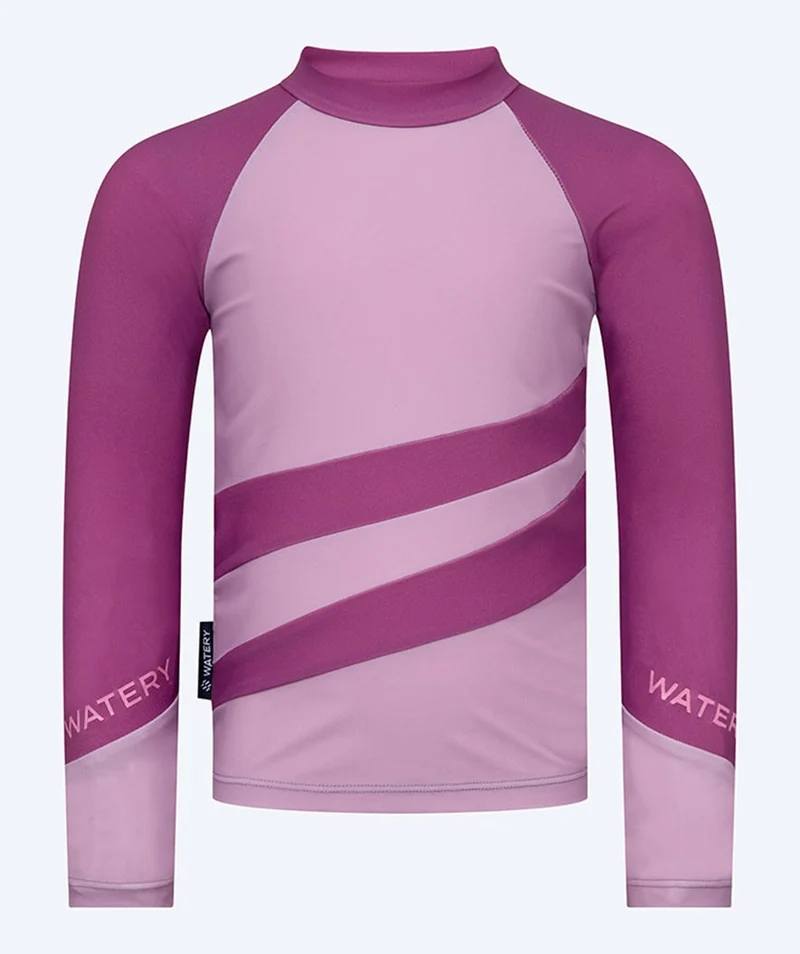 Watery UV Shirt für Kinder - Manami Langarm Rashguard - Atlantic Purple