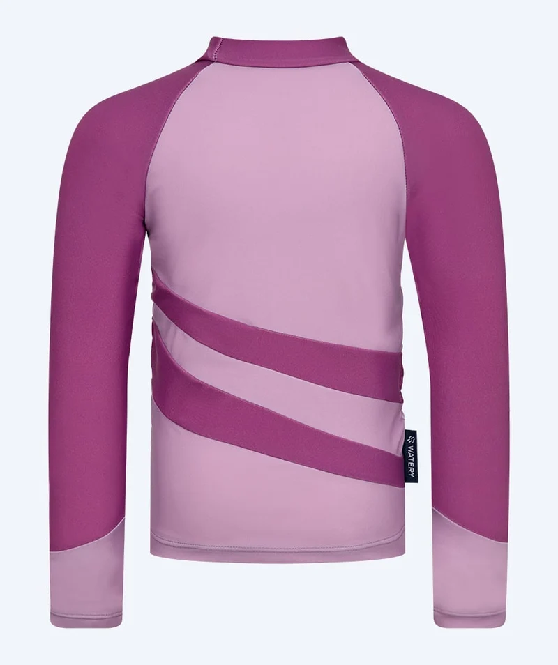 Watery UV Shirt für Kinder - Manami Langarm Rashguard - Atlantic Purple