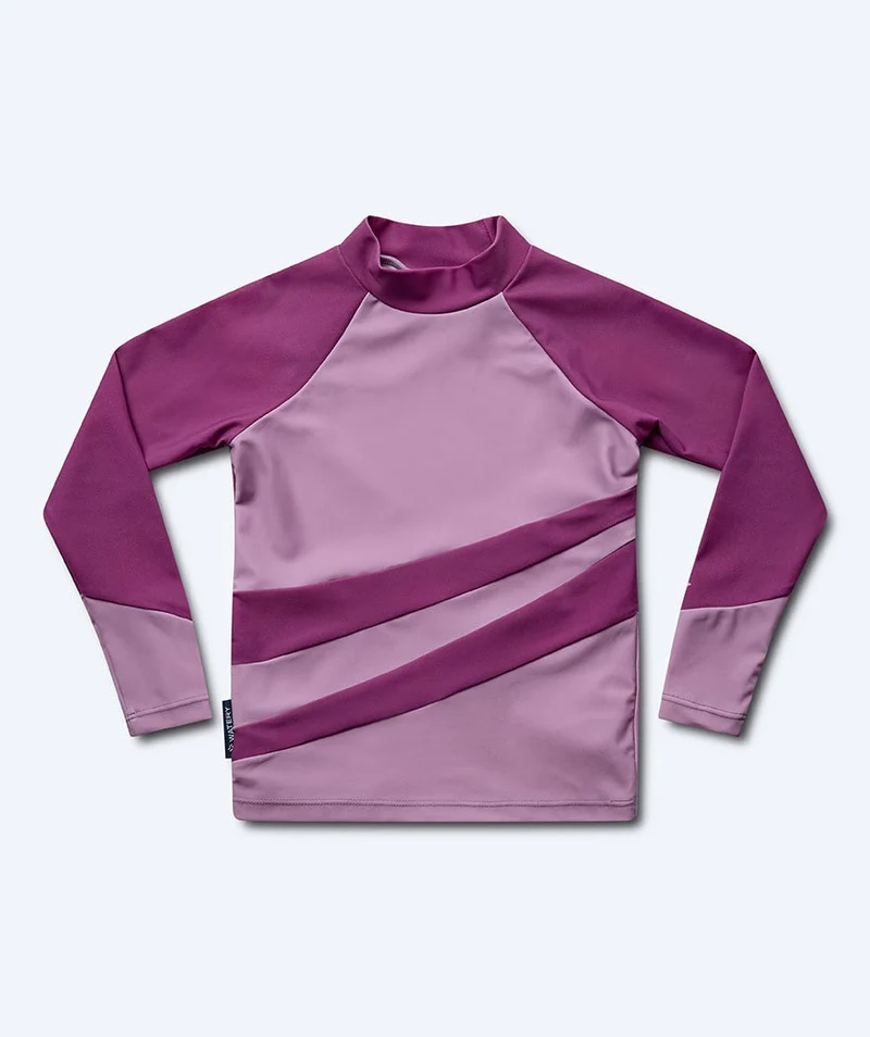 Watery UV Shirt für Kinder - Manami Langarm Rashguard - Atlantic Purple