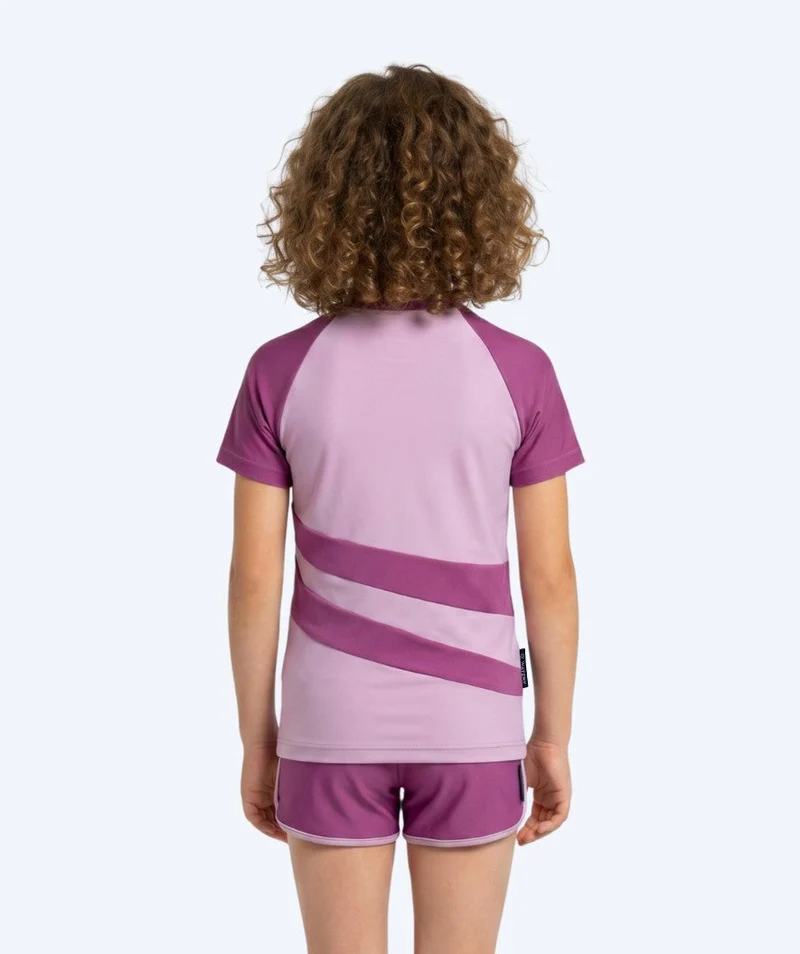 Watery UV Shirt für Kinder - Manami Kurzarm Rashguard - Atlantic Purple