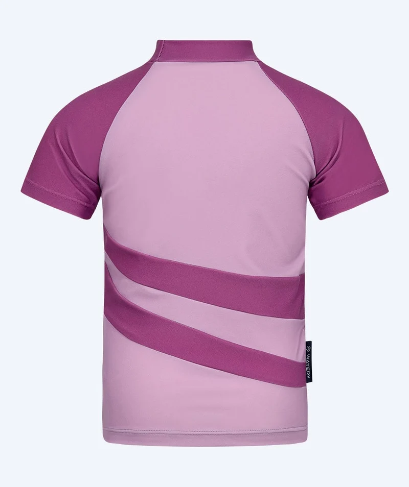 Watery UV Shirt für Kinder - Manami Kurzarm Rashguard - Atlantic Purple