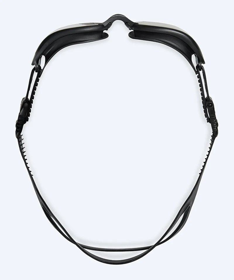 Watery Schwimmbrille für Freizeitschwimmer - Fraser - Schwarz (Smoke Scheiben)