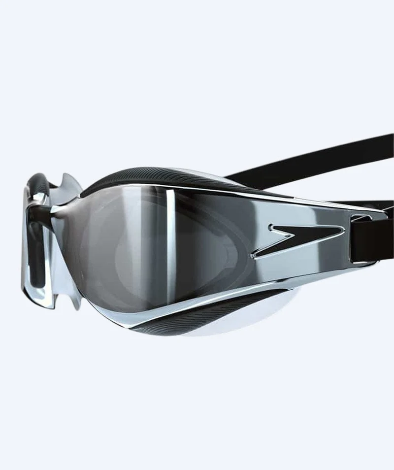 Speedo Elite Schwimmbrillen - Fastskin Hyper Elite Mirror - Schwarz/Grau