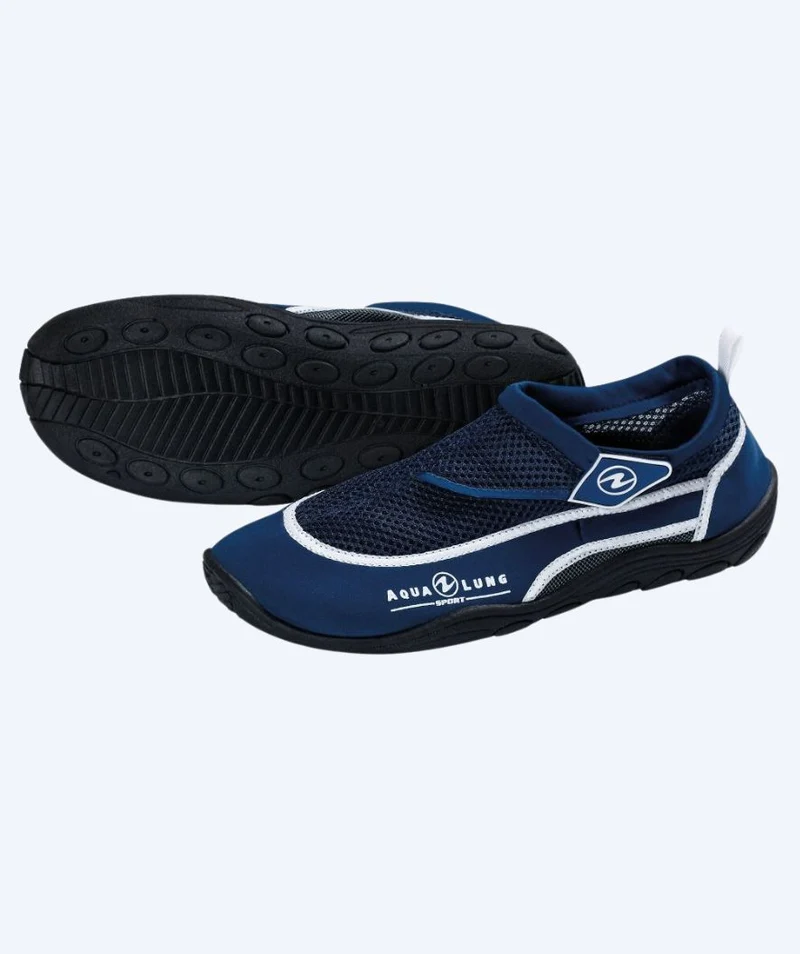 Aquasphere Schwimmschuhe für Erwachsene - Venice - Dunkelblau/Weiß