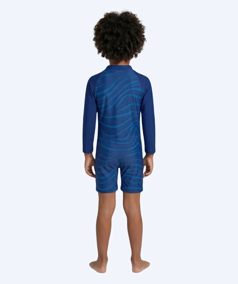 Watery UV Anzug für Kinder - Fjord Langarm Rashguard - Dunkelblau