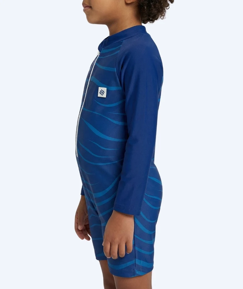 Watery UV Anzug für Kinder - Fjord Langarm Rashguard - Dunkelblau