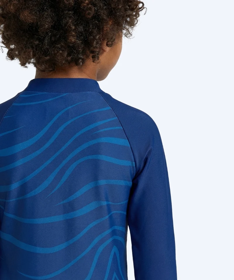Watery UV Anzug für Kinder - Fjord Langarm Rashguard - Dunkelblau