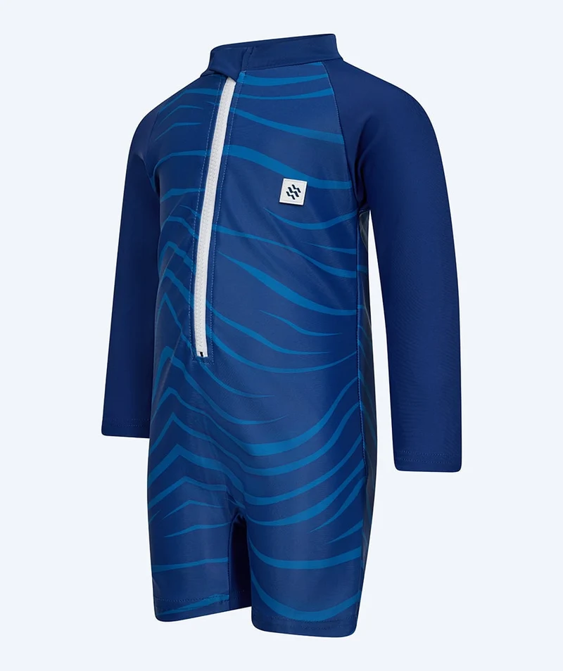 Watery UV Anzug für Kinder - Fjord Langarm Rashguard - Dunkelblau