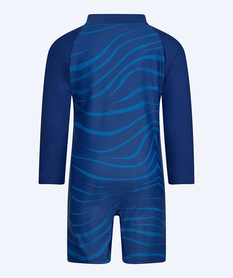 Watery UV Anzug für Kinder - Fjord Langarm Rashguard - Dunkelblau