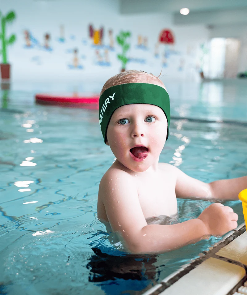 Watery Stirnband für Kinder - Raider - Grün