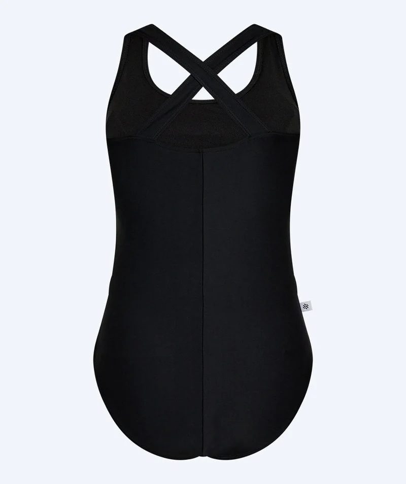 Watery Badeanzug für Damen in Plus Size - Kaito - Schwarz/Weiß