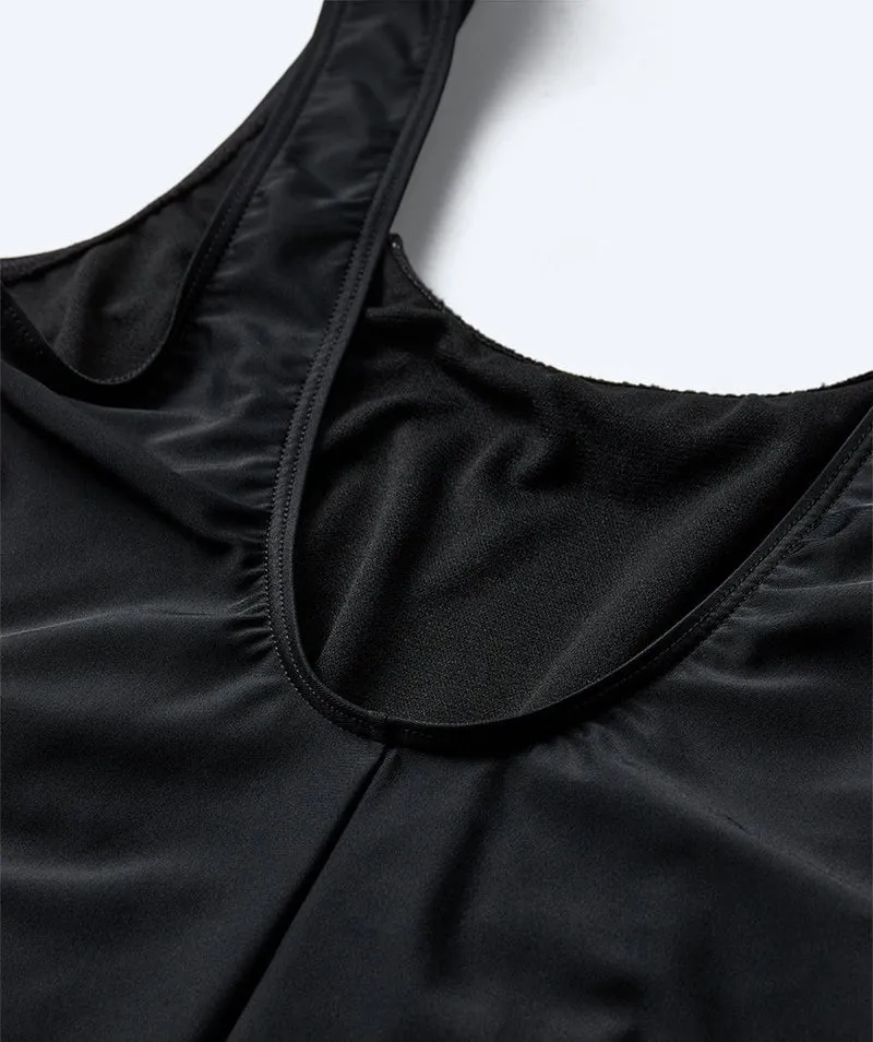 Watery Badeanzug für Damen in Plus Size - Tamaya U-Back - Schwarz/Weiß