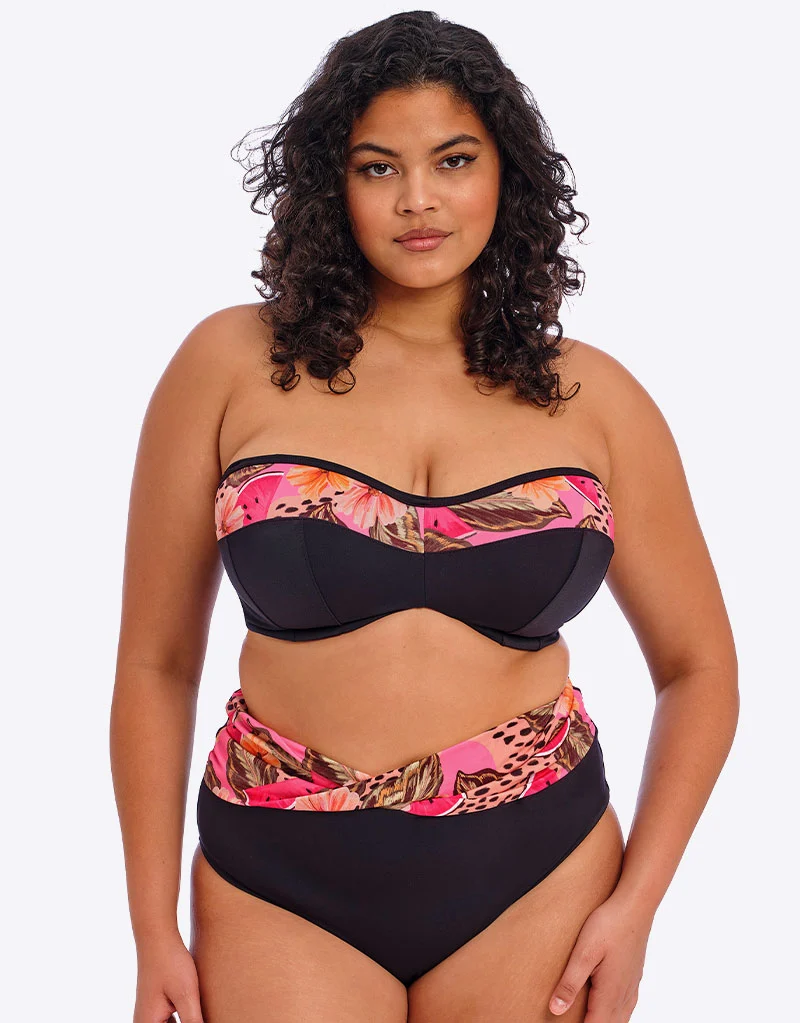 Elomi Cabana Nights Bandeau Multiway Bikini Top Multi