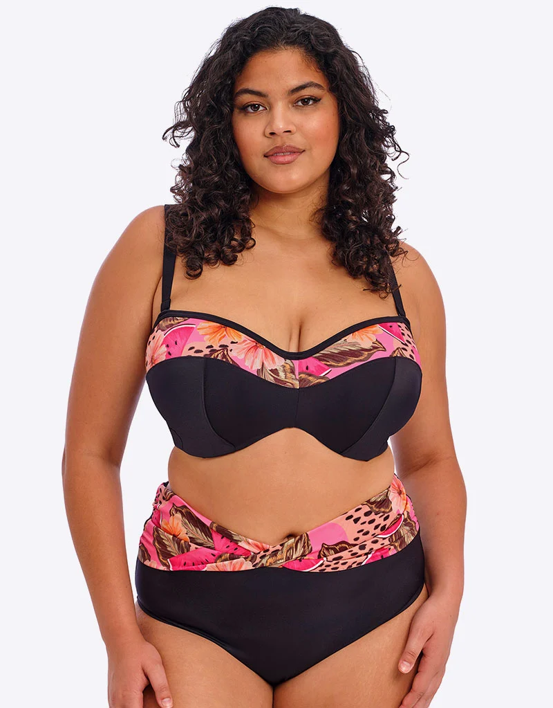 Elomi Cabana Nights Bandeau Multiway Bikini Top Multi