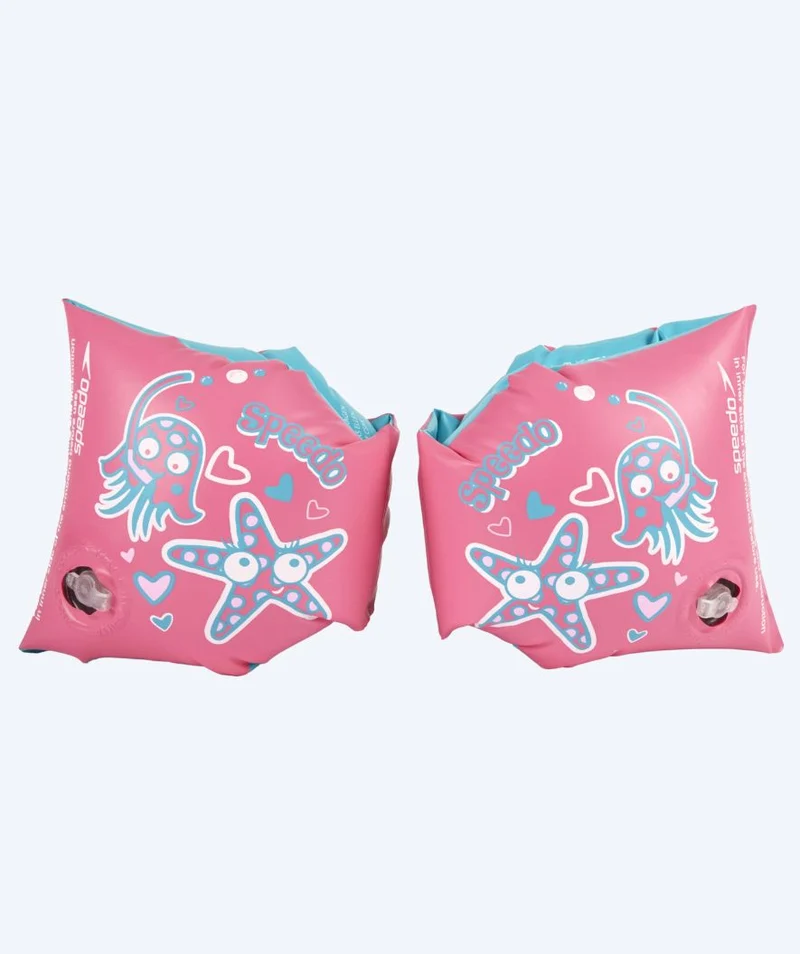 Speedo Schwimmflügel für Kinder (2-6) - Sea Squad - Rosa/Blau