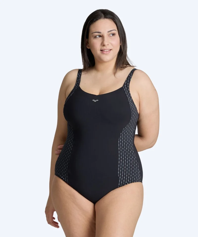 Arena Badeanzug für Damen in Plus Size - Bodylift Laura - Schwarz