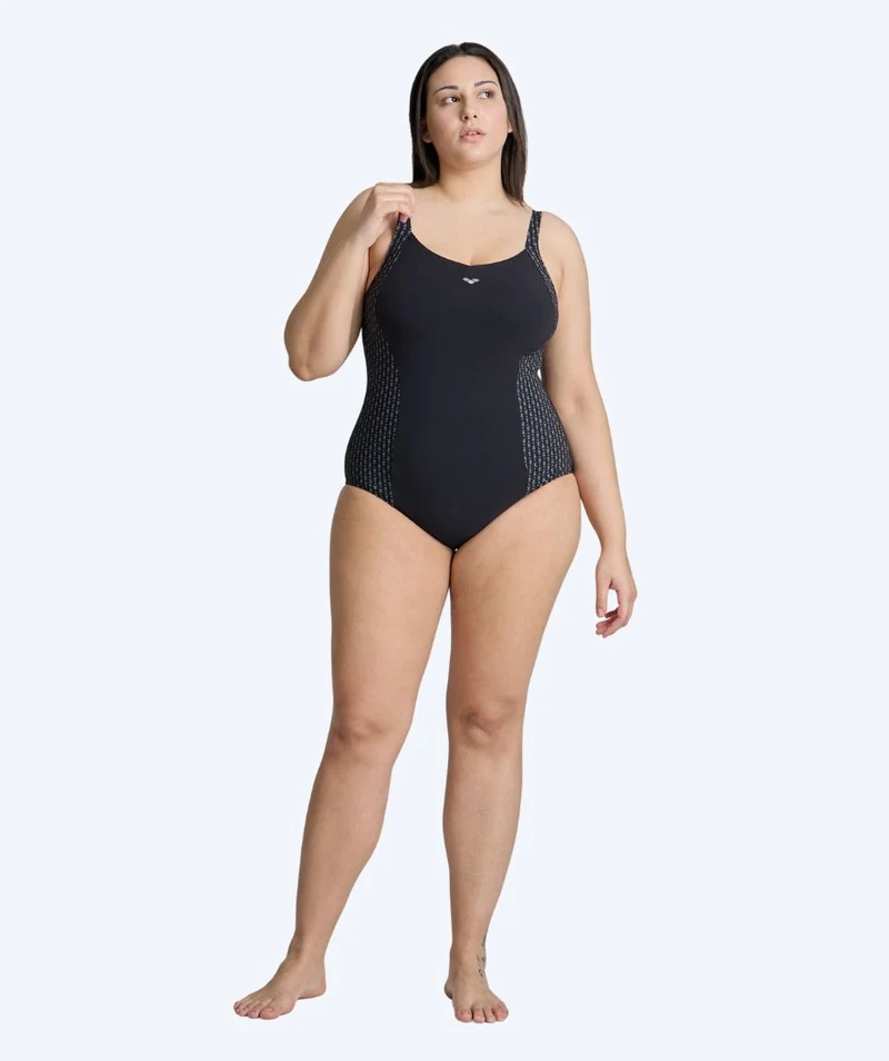 Arena Badeanzug für Damen in Plus Size - Bodylift Laura - Schwarz