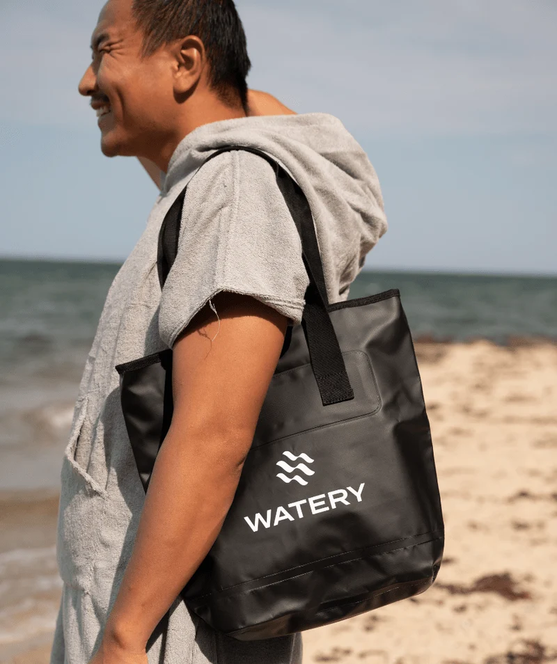 Watery wasserdichte Strandtasche - Laiken - Schwarz