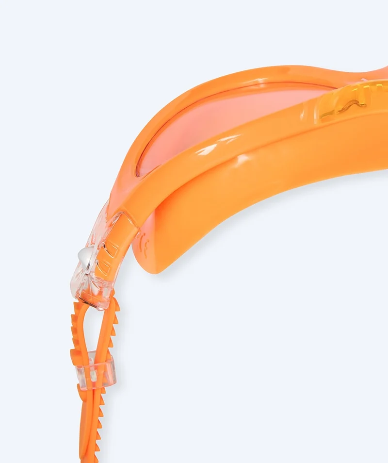 Watery Schwimmbrille für Kinder - Mantis 2.0 - Orange/Klar