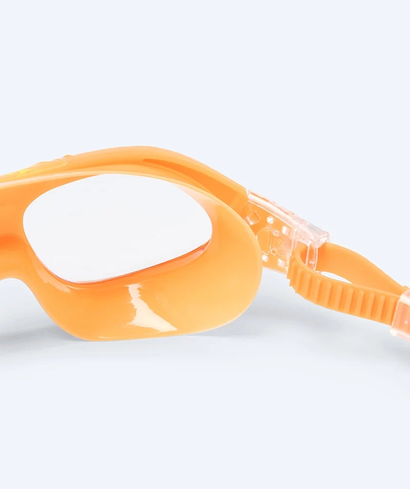 Watery Schwimmbrille für Kinder - Mantis 2.0 - Orange/Klar