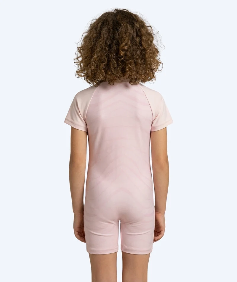 Watery UV Anzug für Kinder - Fjord Kurzarm Rashguard - Rosa