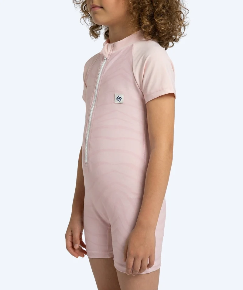 Watery UV Anzug für Kinder - Fjord Kurzarm Rashguard - Rosa
