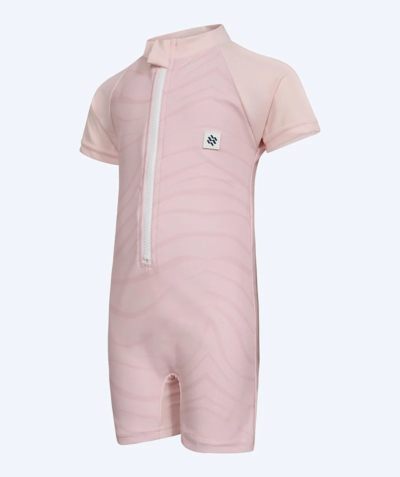 Watery UV Anzug für Kinder - Fjord Kurzarm Rashguard - Rosa