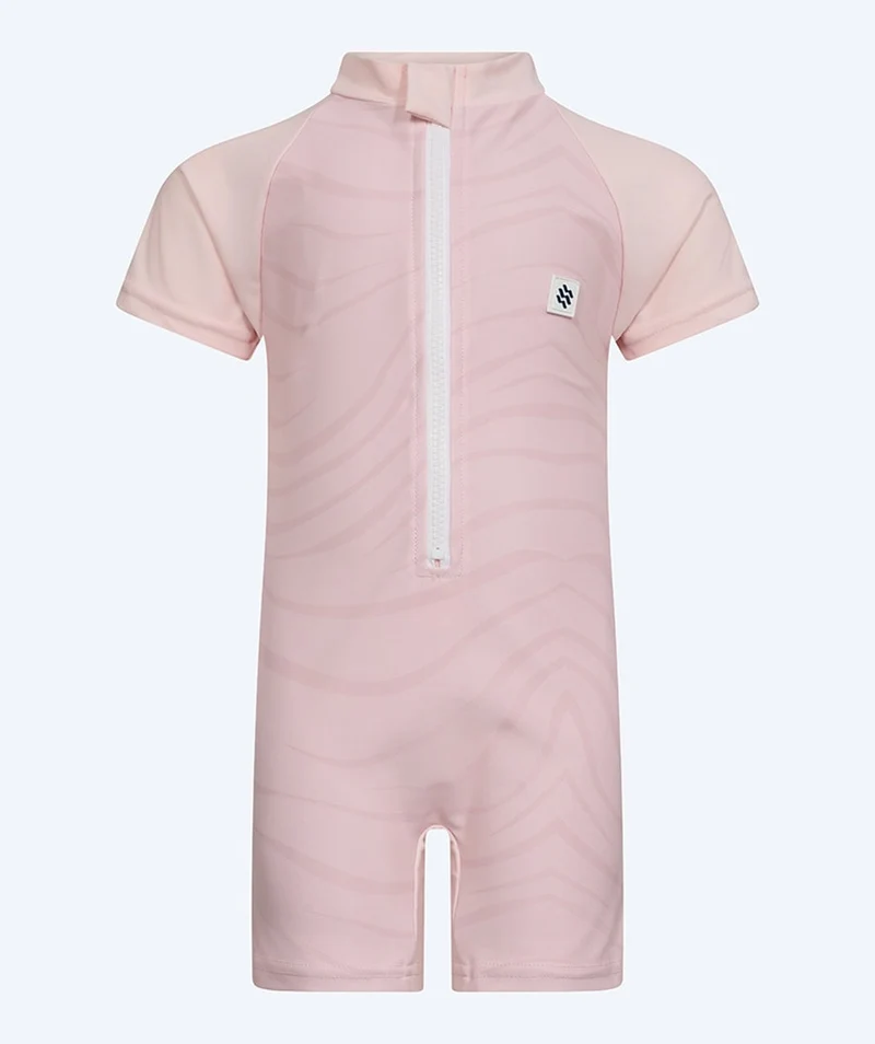 Watery UV Anzug für Kinder - Fjord Kurzarm Rashguard - Rosa