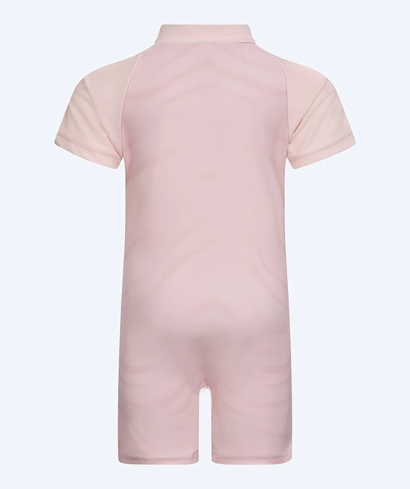 Watery UV Anzug für Kinder - Fjord Kurzarm Rashguard - Rosa