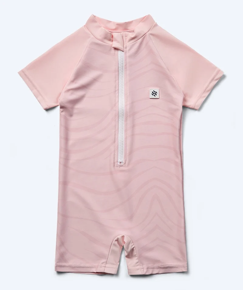 Watery UV Anzug für Kinder - Fjord Kurzarm Rashguard - Rosa