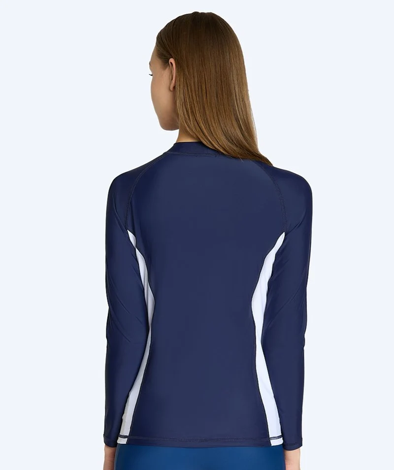 Watery UV Shirt für Damen - Talcott Langarm Rashguard - Dunkelblau/Weiß