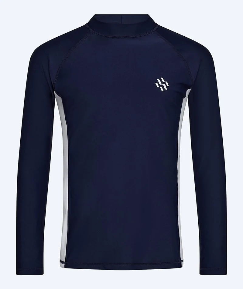 Watery UV Shirt für Damen - Talcott Langarm Rashguard - Dunkelblau/Weiß