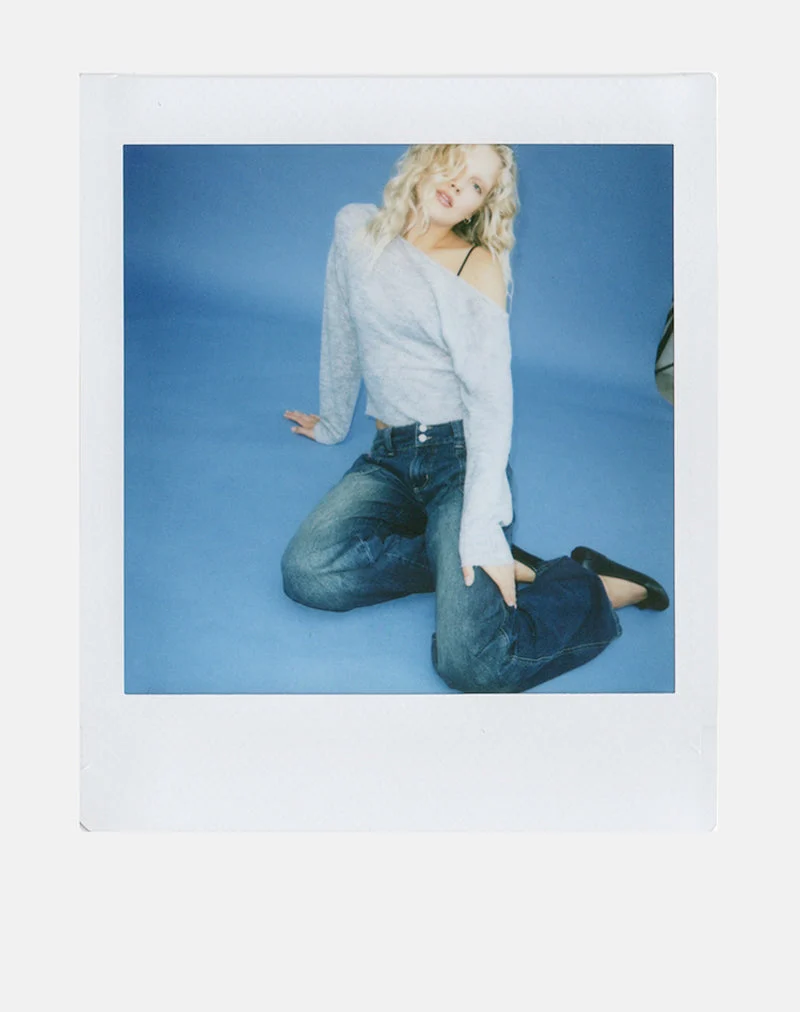 Suena Asymmetrischer Pullover in Grau