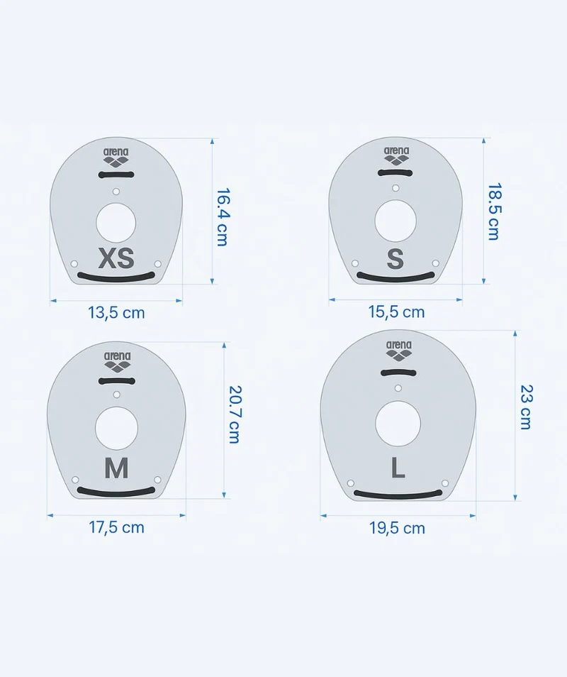 Arena Handpaddles - Elite 2 - Schwarz