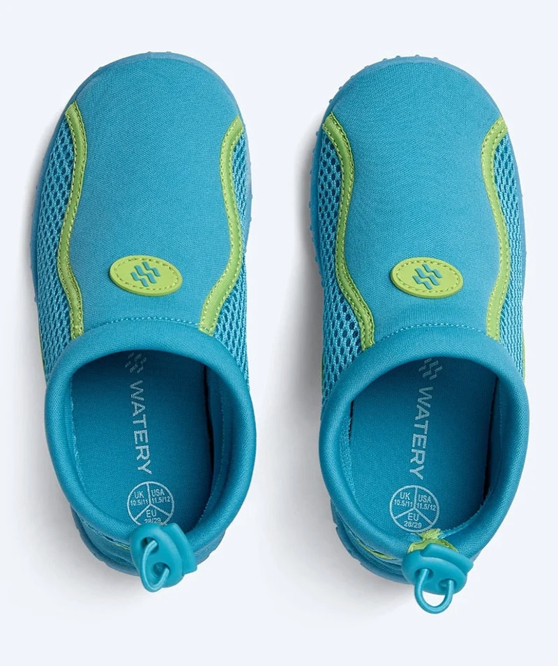 Watery Schwimmschuhe für Kinder - Spinner - Blau/Grün