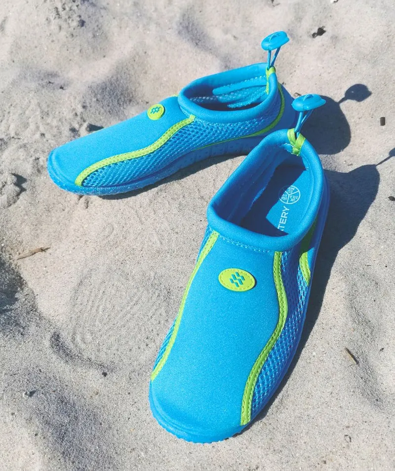 Watery Schwimmschuhe für Kinder - Spinner - Blau/Grün