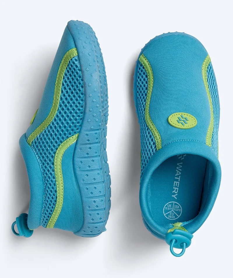 Watery Schwimmschuhe für Kinder - Spinner - Blau/Grün
