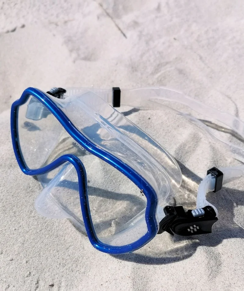 Watery Tauchmaske für Erwachsene (ab 15 Jahre) - Fraser - Blau/Klar