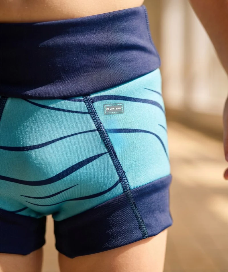 Watery Schwimmwindelhosen für Kinder - Neoprene Swim Nappy - Turquoise