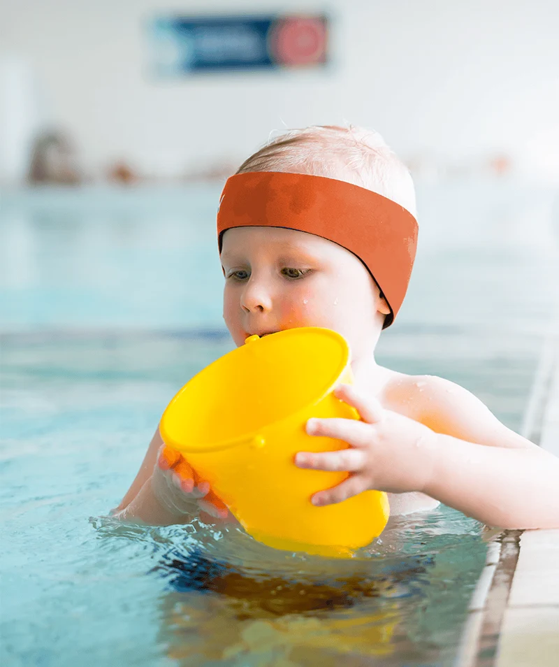 Watery Stirnband für Kinder - Raider - Orange