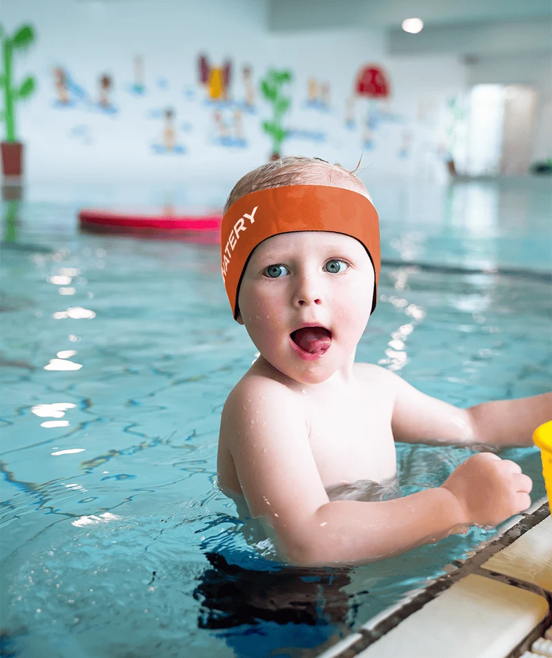 Watery Stirnband für Kinder - Raider - Orange
