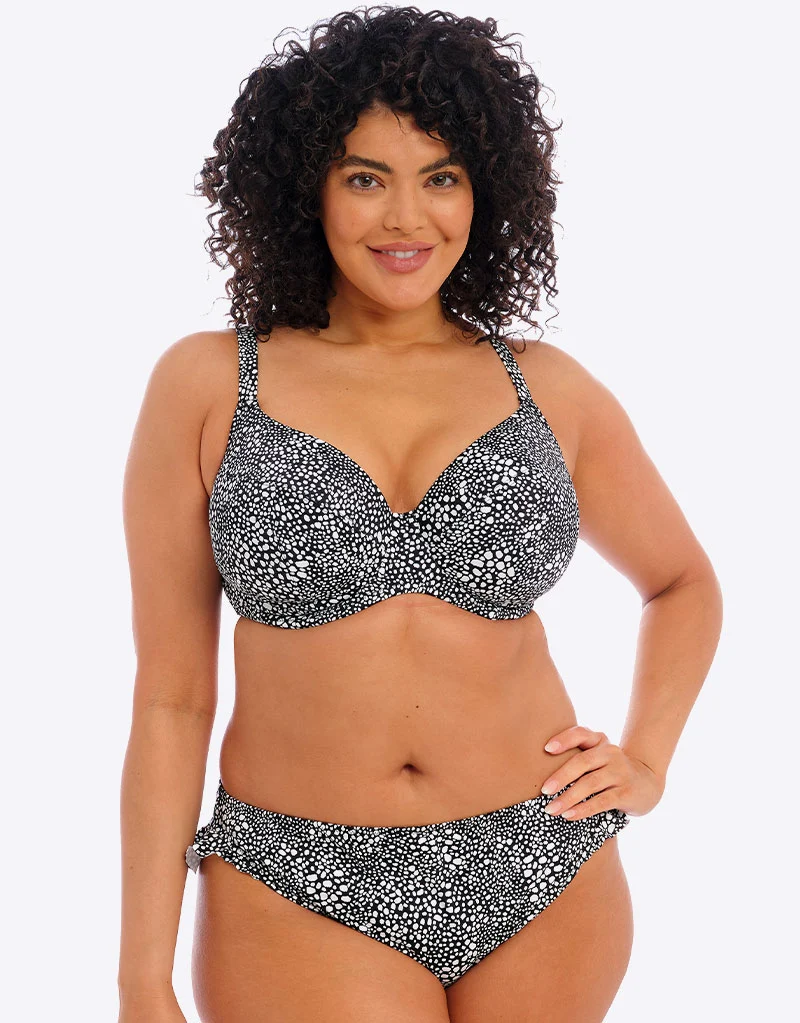 Elomi Pebble Cove Plunge Bikini Top Black
