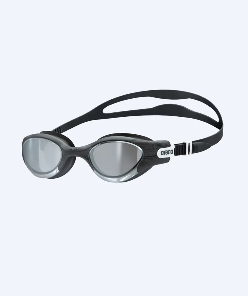 Arena Schwimmbrille für Freizeitschwimmer - The One Plus Mirror - Schwarz/Silber