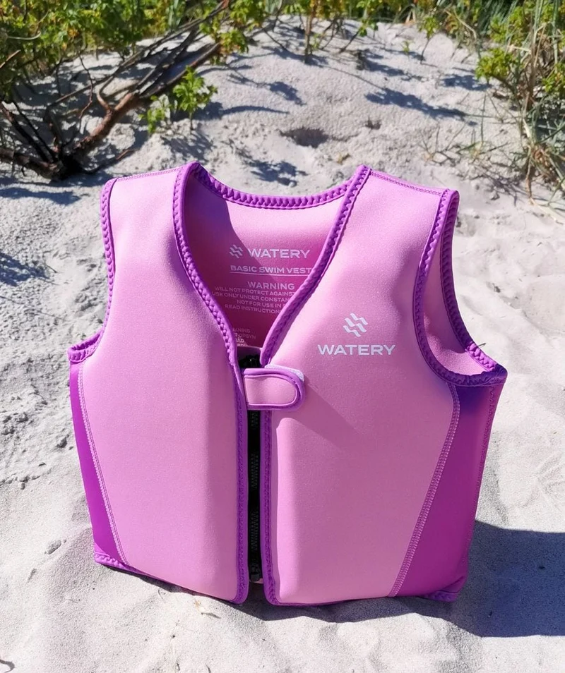 Watery Schwimmweste für Kinder (2-8) - Basic - Lila