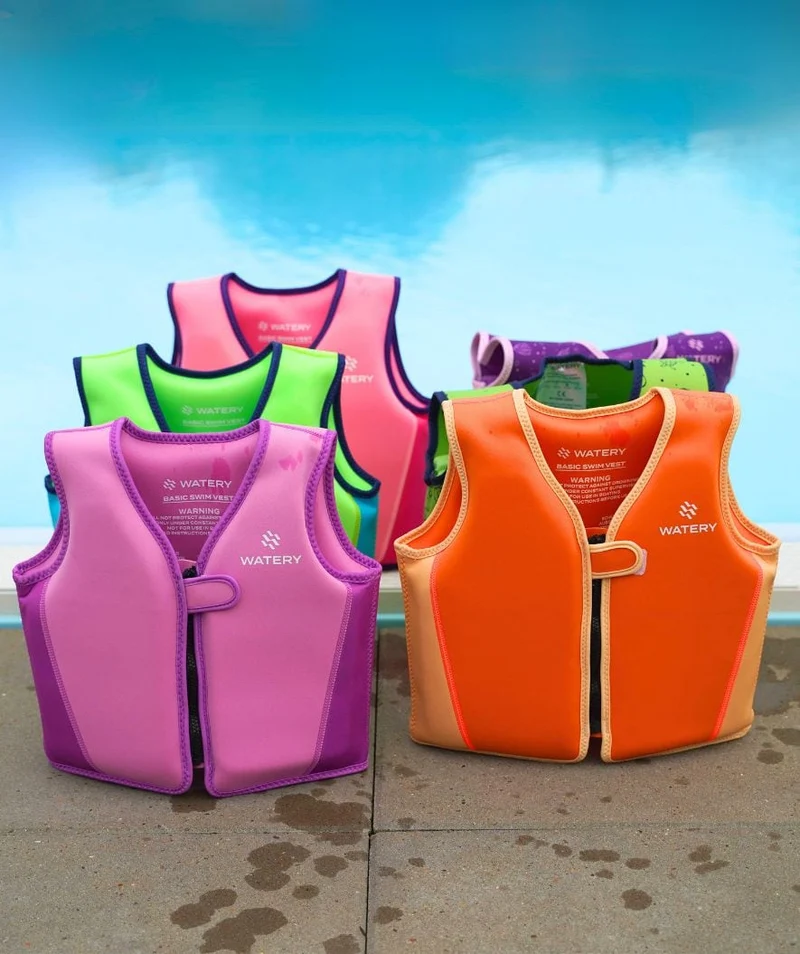 Watery Schwimmweste für Kinder (2-8) - Basic - Lila