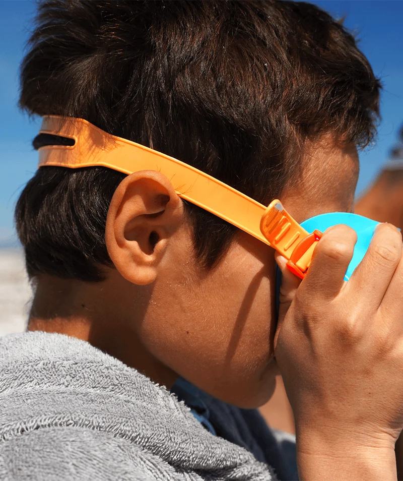 Watery Schnorchelset für Kinder (8-15) - Wyre/Bimasha - Orange/Blau